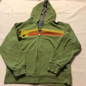Boys Old Navy Ski Deisgn zip up hoodie with pockets kids jacket